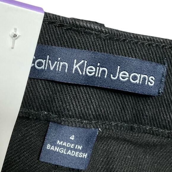 Calvin Klein Women's Jeans Black High Rise Stretch Size 4 NWT - Picture 5 of 12